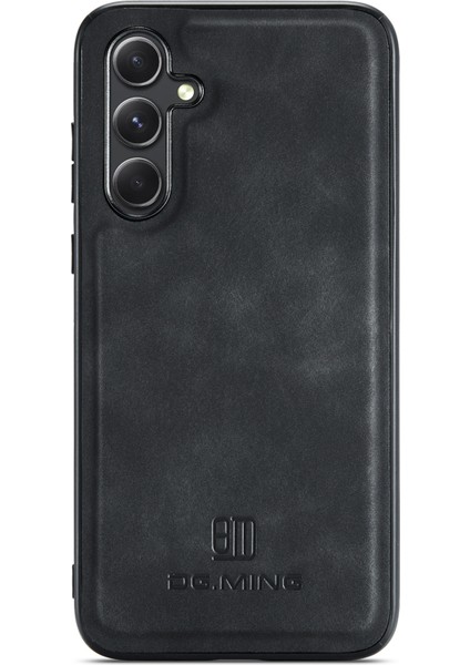Samsung Galaxy A55 5g Kılıf Pu Deri+Pc+Tpu Hibrit Telefon Kapağı-Siyah (Yurt Dışından)