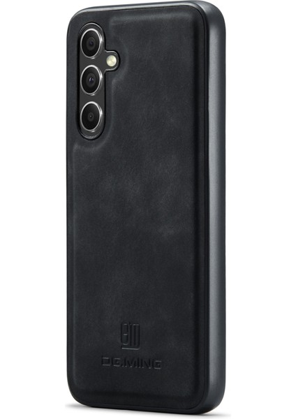 Samsung Galaxy A55 5g Kılıf Pu Deri+Pc+Tpu Hibrit Telefon Kapağı-Siyah (Yurt Dışından)