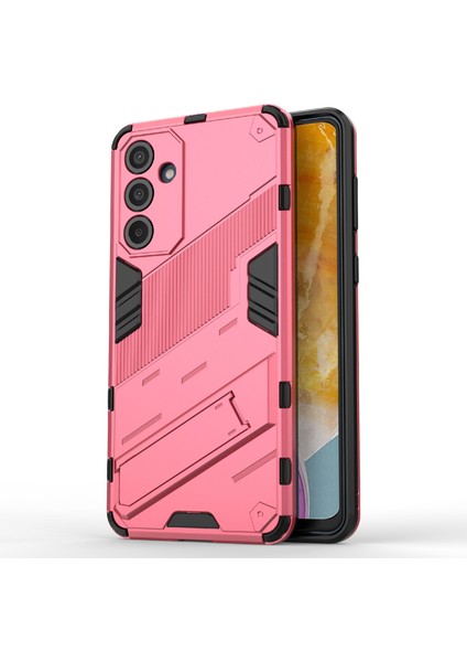 Samsung Galaxy M55 5g Kılıf Kickstand Koruyucu Pc+Tpu Telefon Kapağı-Gül (Yurt Dışından)