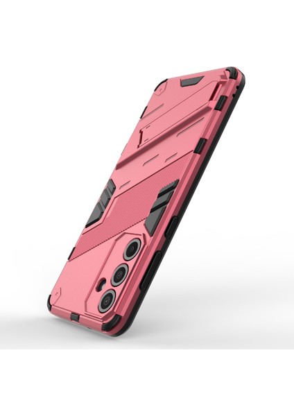 Samsung Galaxy M55 5g Kılıf Kickstand Koruyucu Pc+Tpu Telefon Kapağı-Gül (Yurt Dışından)