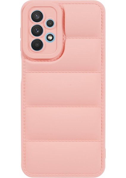 Samsung Galaxy A32 5g Kılıf Aşağı Ceket Tpu Ince Telefon Kapağı-Pembe (Yurt Dışından)