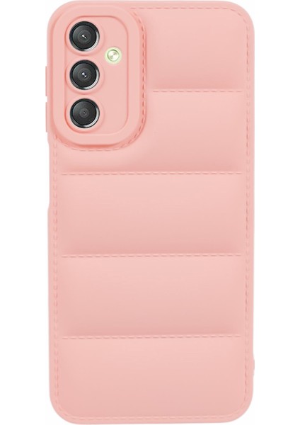 Samsung Galaxy A55 5g Aşağı Ceket Tasarımlı Tpu Kılıf Damla Korumalı Telefon Kabuğu-Pembe (Yurt Dışından)