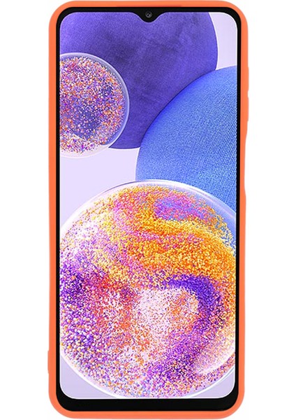 Samsung Galaxy A32 5g Kılıf Aşağı Ceket Tpu Ince Telefon Kapağı-Turuncu (Yurt Dışından)