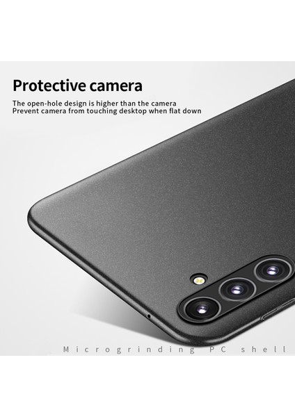Samsung Galaxy A55 5g Kılıf Çizilmeye Dayanıklı Pc Telefon Arka Kapak-Kırmızı (Yurt Dışından)