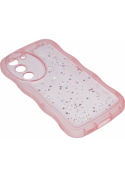 Samsung Galaxy S23+SLIM Kılıf Dalgalı Kenarlı Epoksi Tpu Telefon Kapağı-Şeffaf Pembe (Yurt Dışından) indirimleri