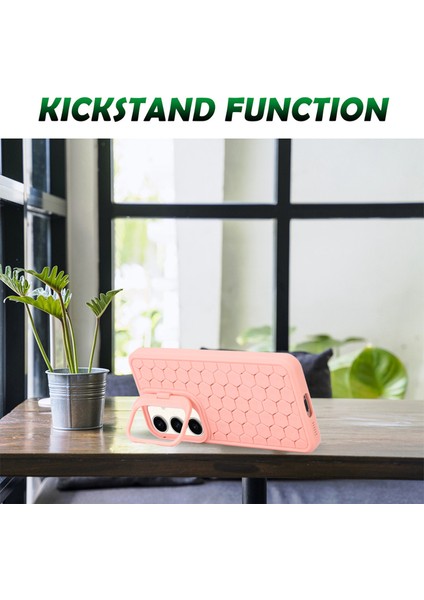 Samsung Galaxy A35 5g Kılıf Için Entegre Kickstand Tpu Telefon Kapağı-Pembe (Yurt Dışından)