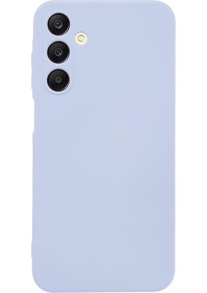 Samsung Galaxy A25 5G(GLOBAL)(161.0 x 76.5 x 8.3mm) Kılıf Fiber Astar Yumuşak Tpu Telefon Kapağı-Açık Mor (Yurt Dışından)