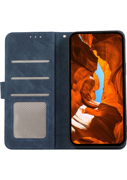 Samsung Galaxy A54 5g Kılıf Rfıd Engelleme Deri Cüzdan Telefon Koruma Kapağı-Mavi (Yurt Dışından) fiyatları