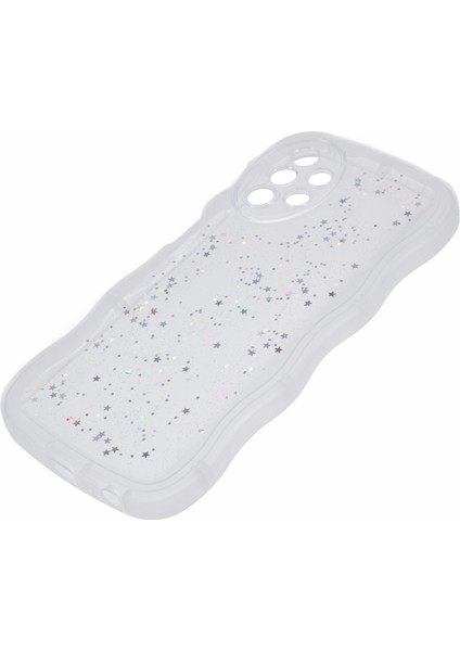 Samsung Galaxy A33 5g Tpu Kılıf Dalgalı Kenar Parıltılı Yıldız Arka Telefon Kapağı-Şeffaf Beyaz (Yurt Dışından) fırsatları