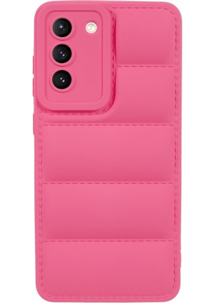 Samsung Galaxy S21 Fe 5g Kılıf Aşağı Ceket Tpu Drop-Proof Telefon Koruyucu-Gül (Yurt Dışından)