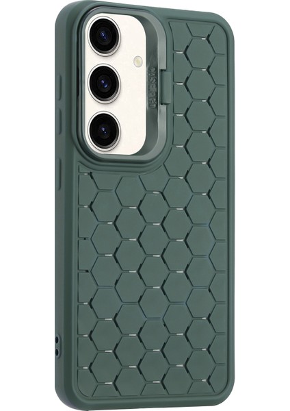 Samsung Galaxy A15 4G/A15 5g Kılıf Için Nefes Alabilir Soğutma Tpu Telefon Kabuğu, Kickstand-Ordu Yeşili (Yurt Dışından)