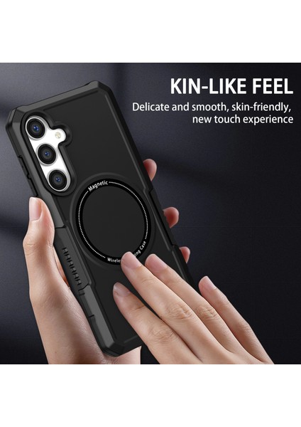 Samsung Galaxy S24+MANYETIK Kılıf Pc+Tpu Çizilmeye Dayanıklı Arka Kapak-Siyah (Yurt Dışından) indirimleri