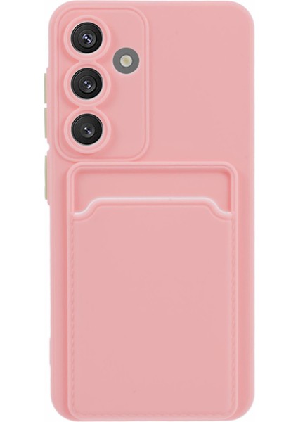 Samsung Galaxy A35 5g Tpu Kılıf Kart Yuvası Koruyucu Telefon Kapağı-Pembe (Yurt Dışından)
