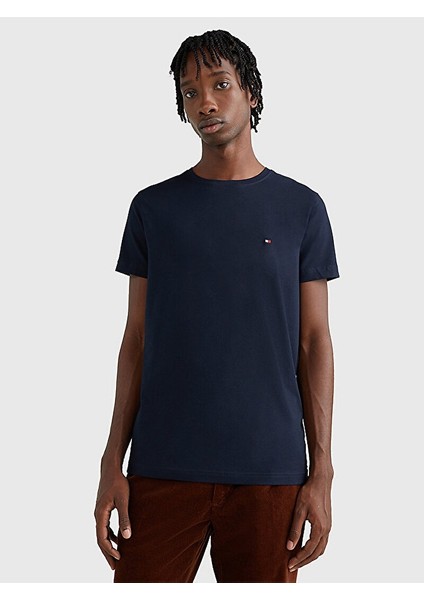 Tommy Jeans Erkek Bisiklet Yaka T-Shirt