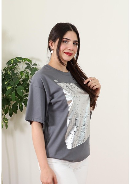 Süprem Önü Baskılı Tişört