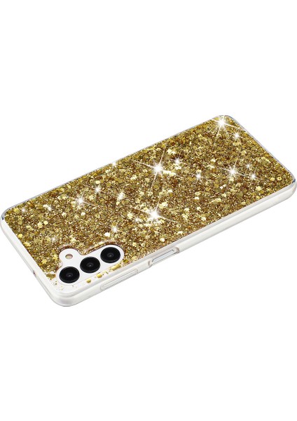 Samsung Galaxy A55 5g Anti-Scratch Telefon Kapağı Epoksi Işıltılı Toz Tpu Telefon Kılıfı-Altın (Yurt Dışından) fiyatları