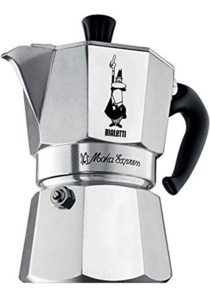 Tekno Trust Alüminyum Moka Express 3 Cup ( Moka Express 3 Cup Classic Aluminum Moka Pot)