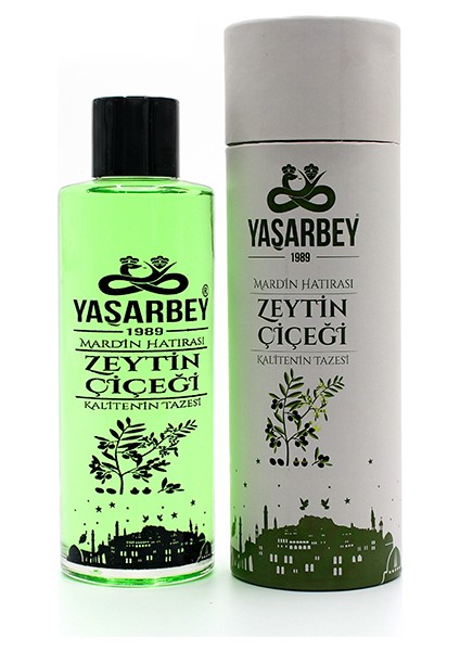 Yaşar Bey %100 BİTKİ ÖZLÜ ZEYTİN ÇİÇEĞİ KOLONYASI 250 ML (HEDİYELİK KUTU)