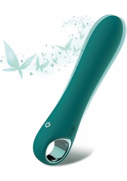 G Spot Vibratör Yapay Penis, Tuitionua Yumuşak Silikon Klitoral Vajina ve Anal Stimülasyon Için Güçlü Titreşimli Masaj Aletleri, Kadınlar Veya Erkekler Için Yetişkin  Oyuncakları (Yeşil)