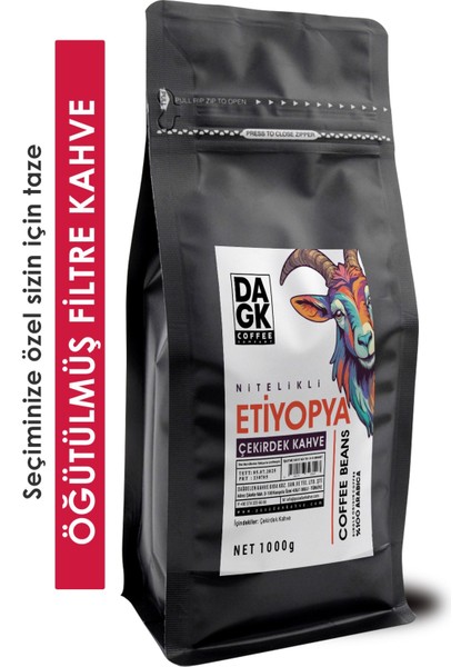 Etiyopya Çekirdek Kahve 1000G (%100 Arabica) fiyatları