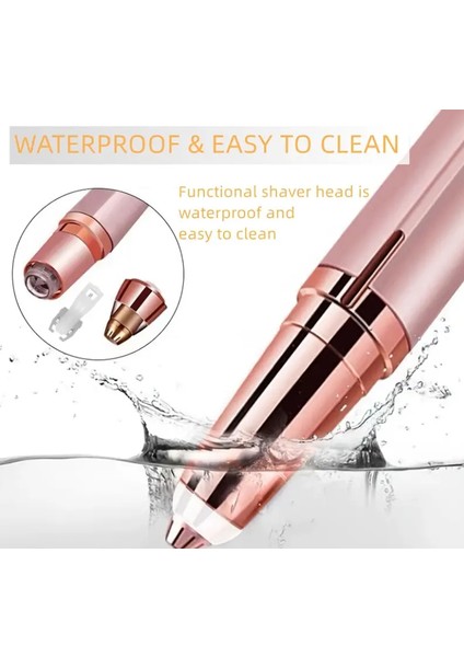 Dudak, Burun ve Yüz Tüylerini Çıkarmak Için Kaş Tüyü Temizleyici, usb Şarj Edilebilir Acısız Hassas Taşınabilir Elektrikli Kaş Tıraşı Kalem LED Işıklı, Güvenli Kaş Tıraş Makinesi fiyatları