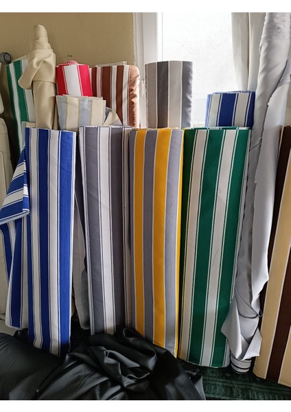 Balkon Perdesi Yeşil/beyaz modelleri