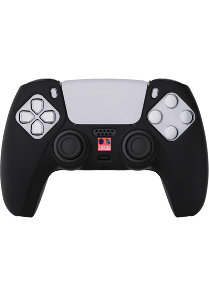 Ps5 Dualsense Uyumlu Joystick Koruyucu Silikon Kılıf Soft Silikon-Siyah