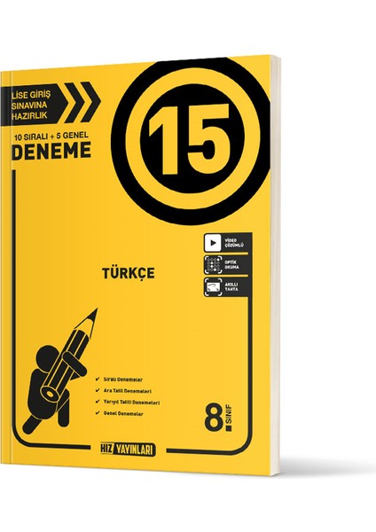 8. Sınıf LGS Türkçe 15'li Deneme