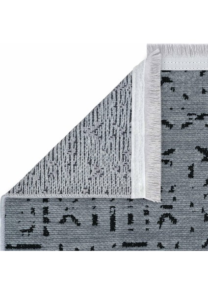 Berry 8210 Gri Halı Oturma Odası Halısı Kaymaz Taban Halı Kesme Halı Yolluk Ince Halı Kilim indirimleri