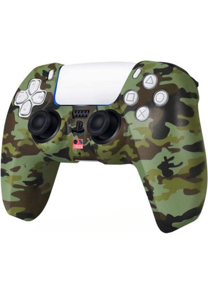 Ps5 Dualsense Uyumlu Joystick Koruyucu Silikon Kılıf Yeşil Kamuflaj fiyatları