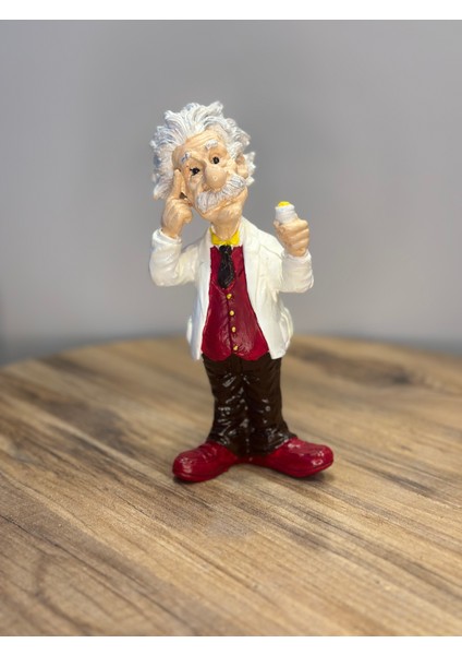Beyaz Önlüklü Einstein Biblo