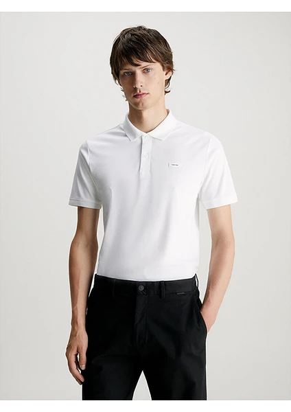 Calvin Klein Jeans Erkek Polo Yaka Smooth T-Shirt