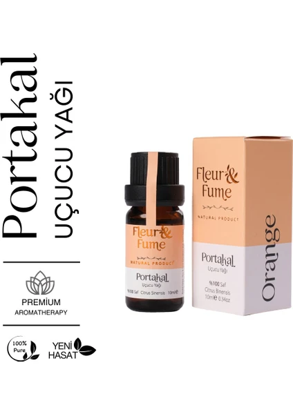 Fleur Fume Portakal Uçucu Yağı %100 Saf 10 ml