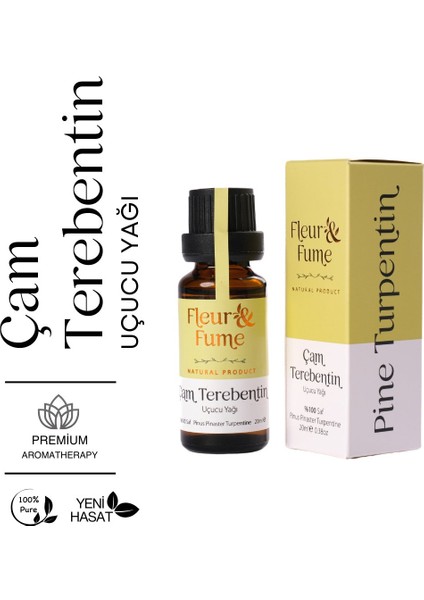 Çam Terebentin Yağı %100 Saf 20 ml