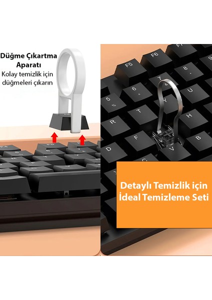 Q20 20 in 1 Çok Fonksiyonlu Kulaklık Klavye Telefon Elektronik Cihaz Temizleme Seti
