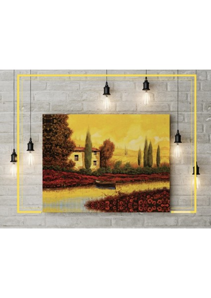 Kanvas Tablo - Italyan Guido Borelli Manzara