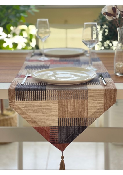 Desen İzmir Desenizmir Kilim Desenli Runner Örtü