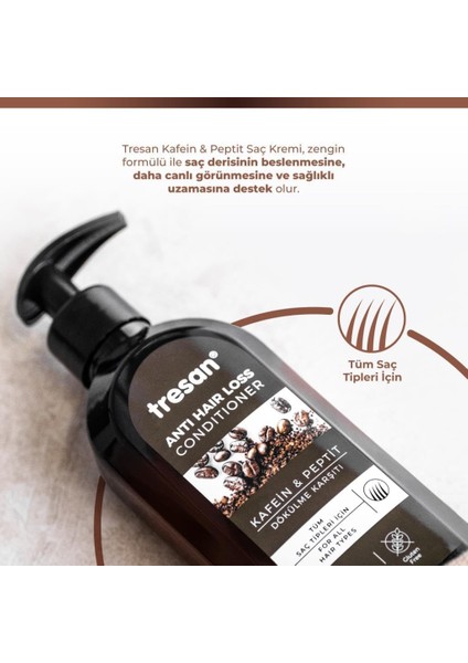 Kafein & Peptit Dökülme Karşıtı Saç Kremi 300 ml