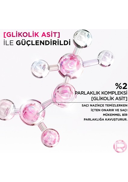 Paris Elseve Glycolic Gloss Mükemmel Parlaklık Için Bakım Yapan Şampuan 200ML