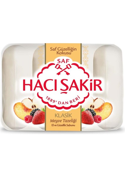 Şakir Klasik Meyve Tazeliği El ve Güzellik Sabunu