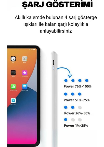 Ally K-2260 Universal Kapasitif Stylus iPad Tablet Dokunmatik Kalem