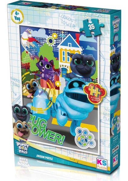 Ks Games Puppy Dog Pals 35 Parça Puzzle