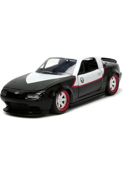 1:32 Ghost Spider ve 1990 Mazda Miata Koleksiyon Oyuncak Araba