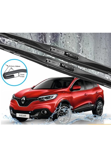 Renault Kadjar Silecek Takımı 2015-2021 (Cam Sabunu Hediyeli)