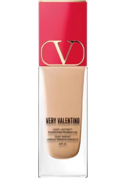 Valentıno Very Valentino Light Rosa 4 - Çok Hafif Fondöten, 24 Saat Kalıcı, Spf 25