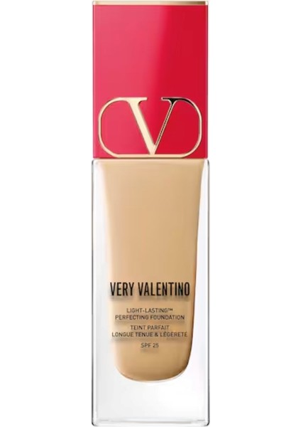 Valentıno Very Valentino Light Amber 4 - Çok Hafif Fondöten, 24 Saat Kalıcı, Spf 25