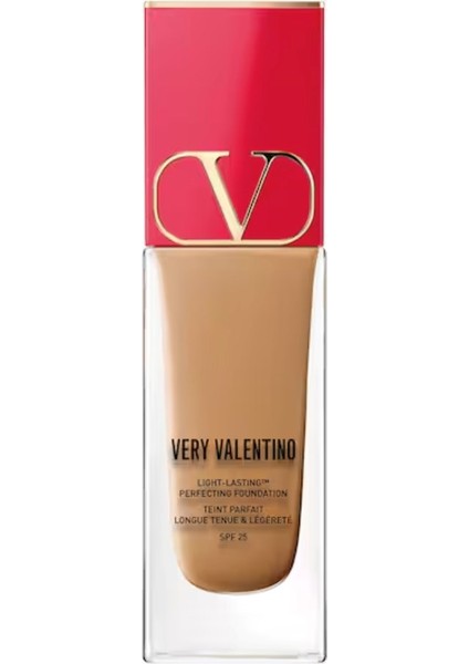 Valentıno Very Valentino Medium Amber 5 - Çok Hafif Fondöten, 24 Saat Kalıcı, Spf 25