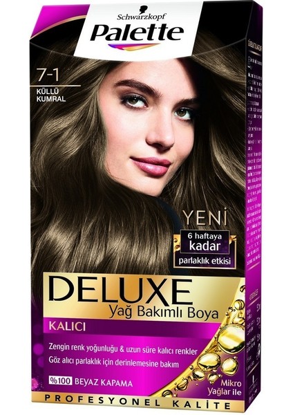 Palette Saç Boyası 7-1 Küllü Kumral