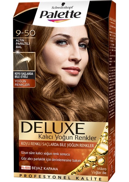 Palette Saç Boyası 9-50 Altın Parıltılı Bal