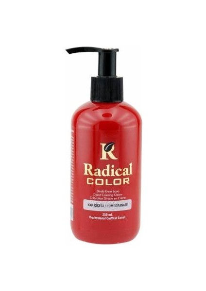 Radical Color Su Bazlı Saç Boyası 250 ml Nar Cıcegi  x 2 Adet